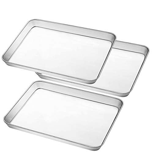 12 x 9.64 Baking Cookie Sheets Pan,Stainless Steel Baking Pans Tray Cookie Sheet,Nonstick Toaster Oven Baking Sheet Pans 12'' x 9.64'' Easy Clean & Dishwasher Safe Easy Clean & Dishwasher Safe Old Tjikko 12 x 9.64 Baking Cookie Sheets Pan,Stainless Steel Baking Pans Tray Cookie Sheet,Nonstick Toaster Oven Baking Sheet Pans 12'' x 9.64'' Easy Clean & Dishwasher Safe Easy Clean & Dishwasher Safe Old Tjikko